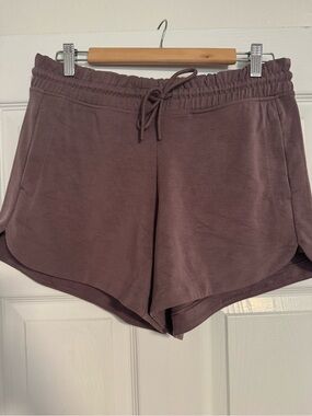 Athleta Light Brown Drawstring Athletic Shorts